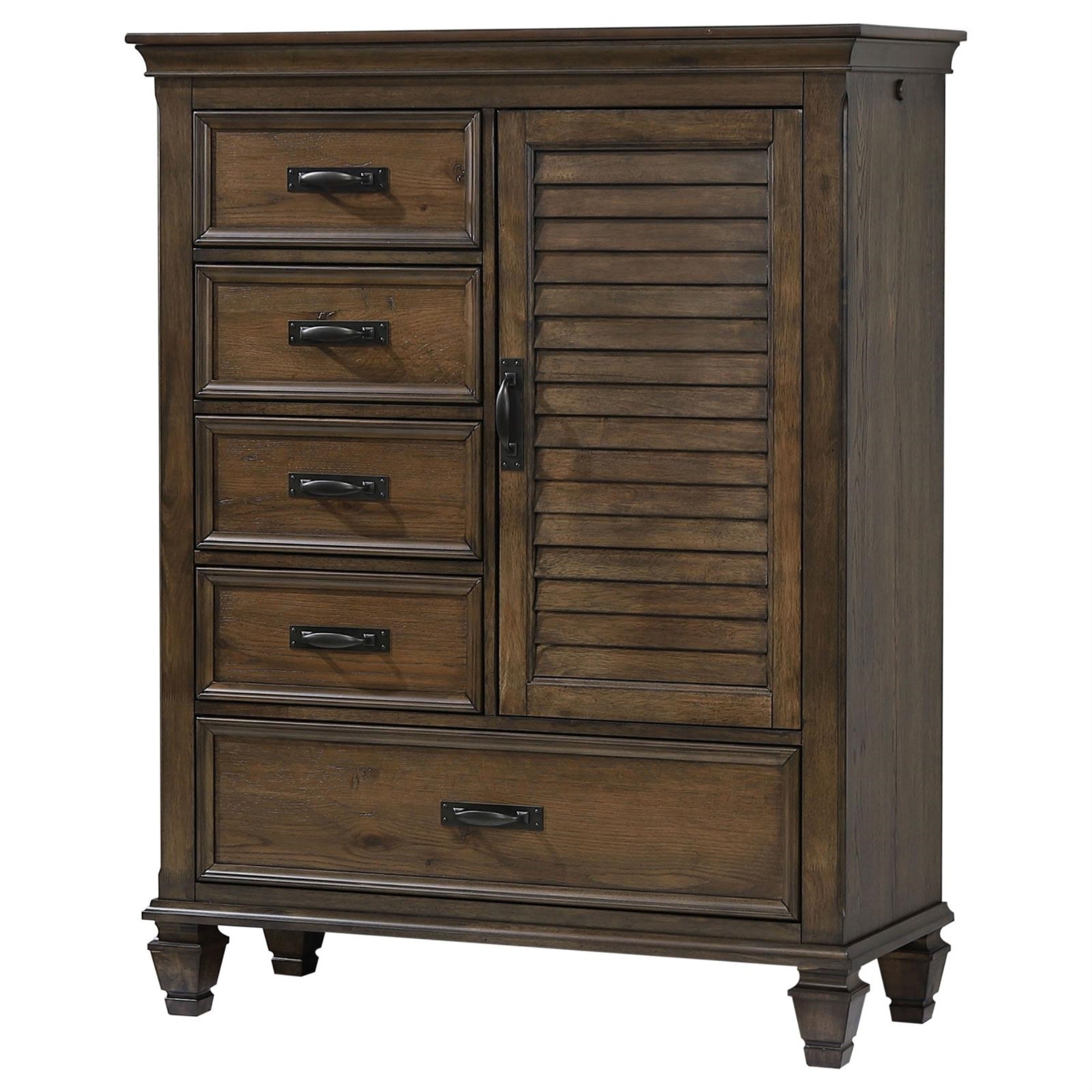 Coaster Home Furnishings Franco 5-Drawer Burnished Oak Man's Chest (200978)