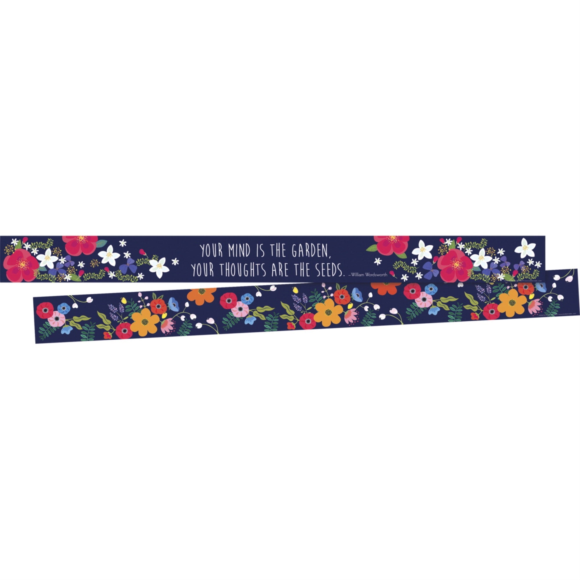 Barker Creek Petals Double-Sided Border, 35 Feet