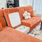 Universal Elastic Skirt Sofa Slipcover, Stretch Sofa Cushion Cover For Bedroom Office Living Room