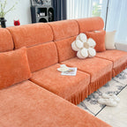 Universal Elastic Skirt Sofa Slipcover, Stretch Sofa Cushion Cover For Bedroom Office Living Room