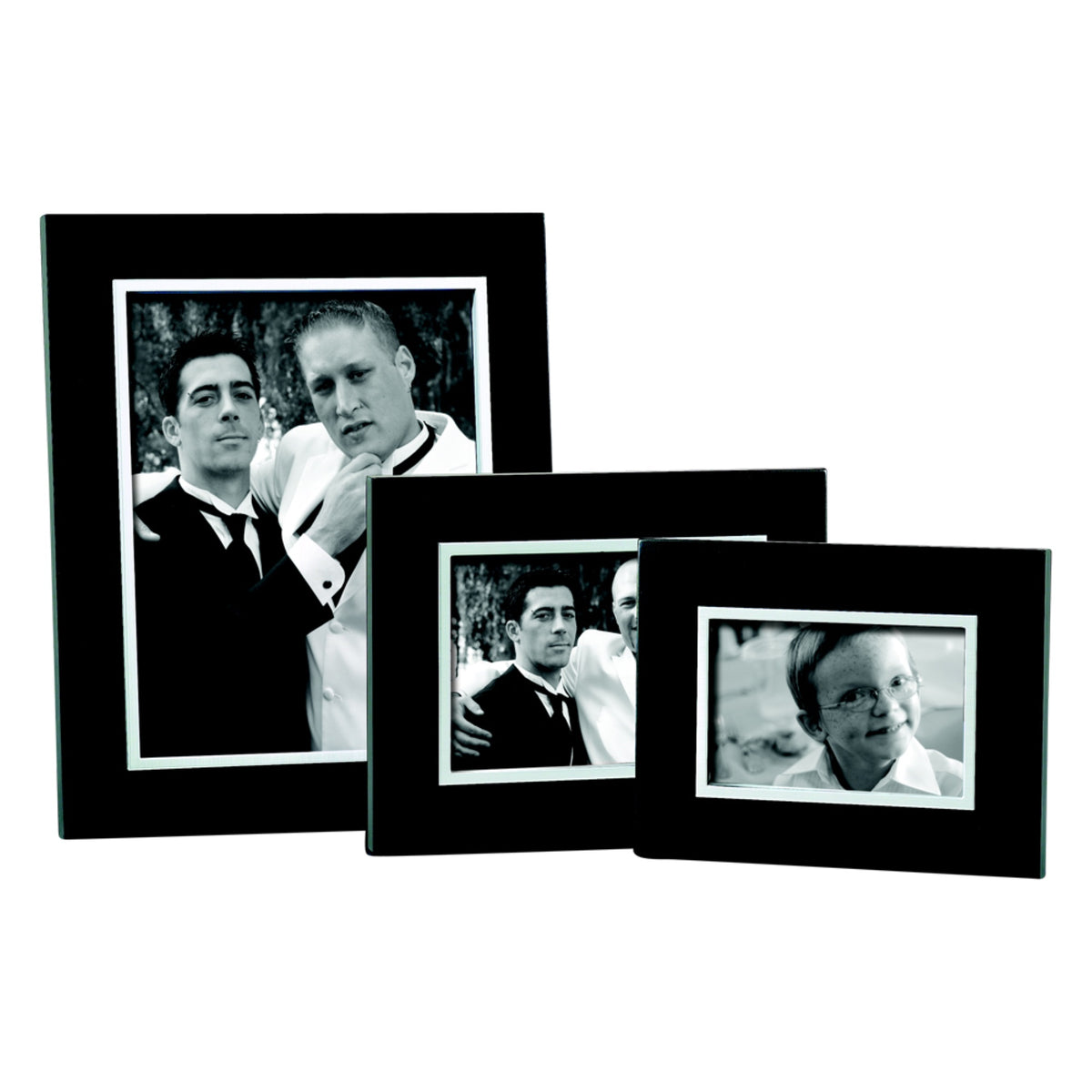 Inch Ebony Inch  Frame Holds 8 Inch  X 10 Inch  Photo With Silver