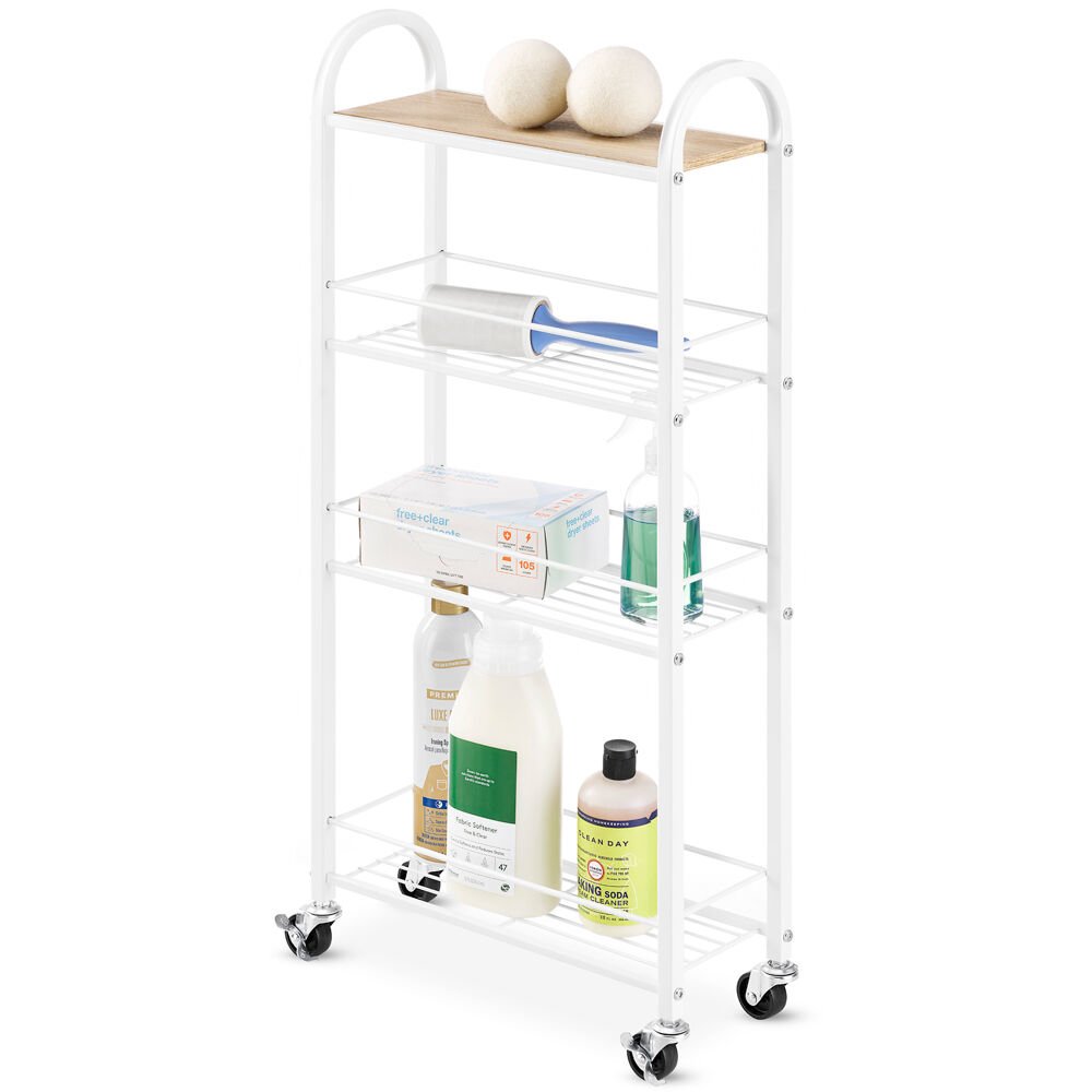 Slim 4 Tier Cart