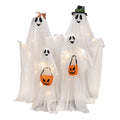 LIGHTED UP GHOST FAMILY