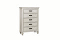 Franco Antique White FiveDrawer Chest