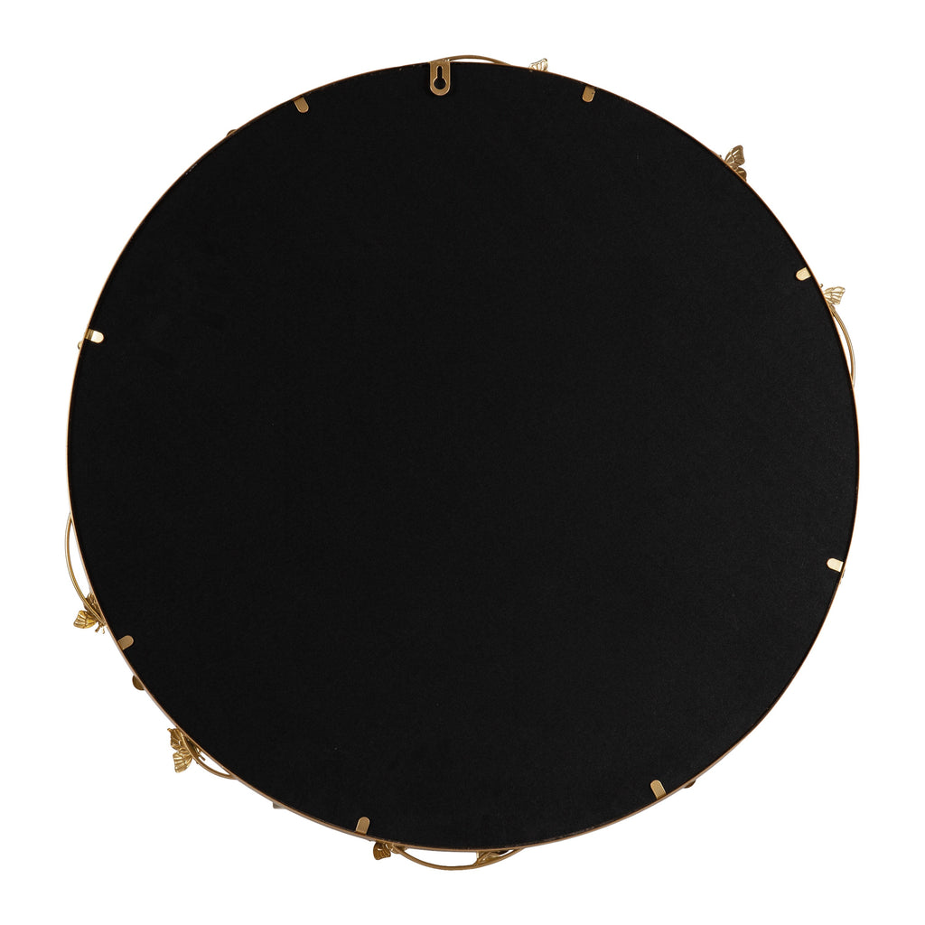 Rosella Floral Wall Mirror Metal