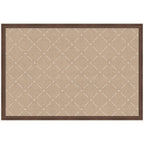 Pinboard Beige Lattice Pattern