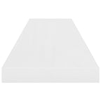 Vidaxl Floating Wall Shelf High Gloss White 35.4''X9.3''X1.5'' Mdf