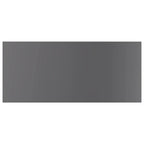 vidaXL Bookshelf Boards - Set of 4, High Gloss Gray, Engineered Wood, 39.4x19.7x0.6