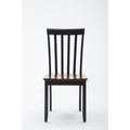 Boraam Bloomington Dining Chair, Black/Cherry, Set of 2