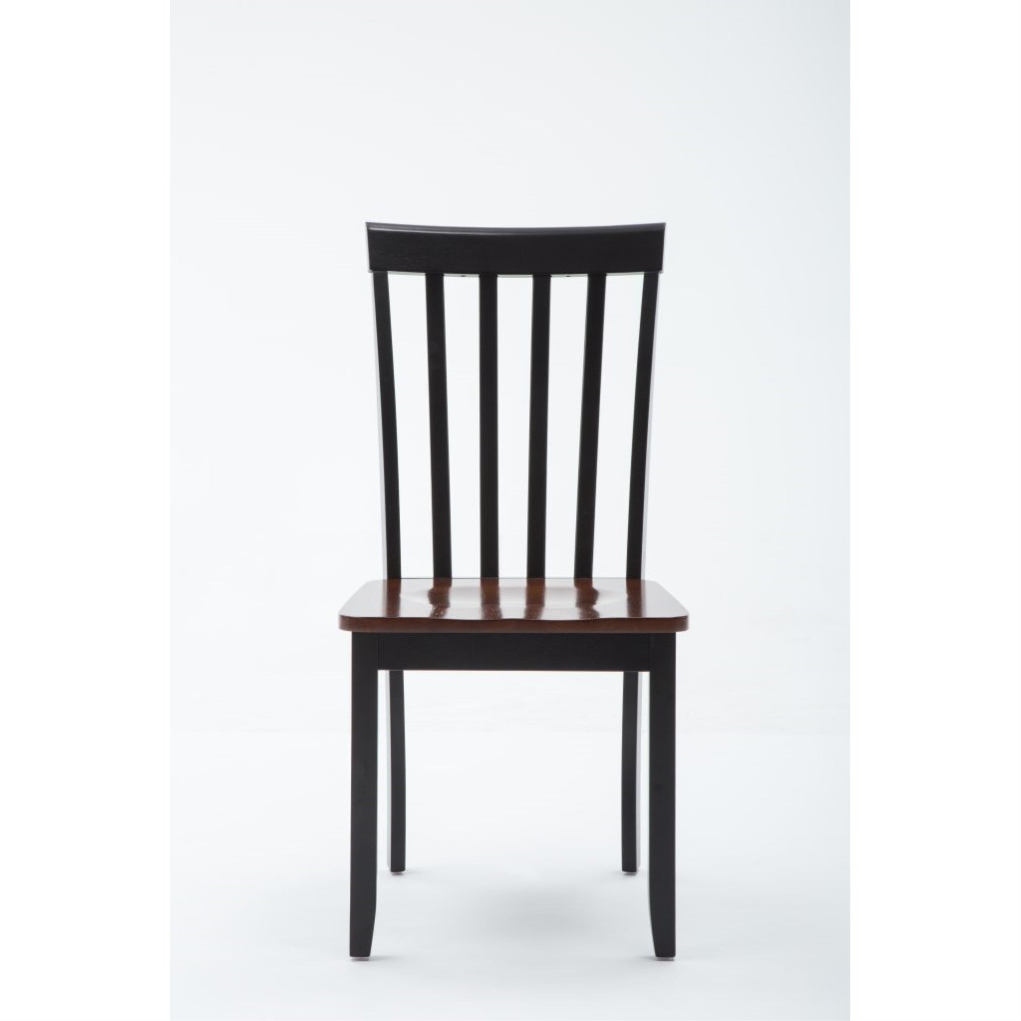Boraam Bloomington Dining Chair, Black/Cherry, Set of 2