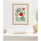 Sylvie Framed Canvas Christmas Icons Prima Set 1 by Dominique Vari
