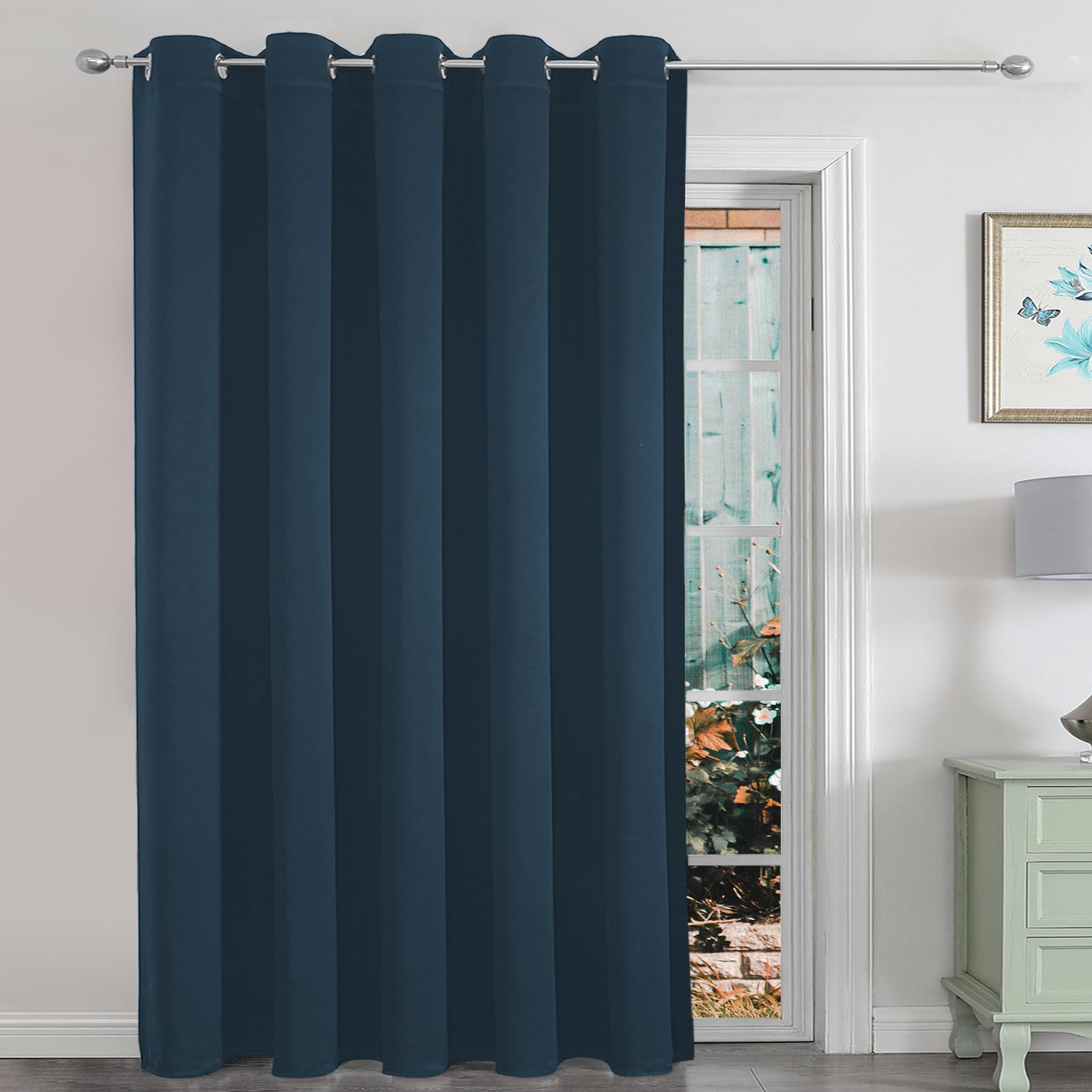 Joydeco Room Divider Curtains, Patio Door Curtain, Sliding Glass Door Curtain, Extra Wide Curtains Privacy Curtain, Blackout Cur