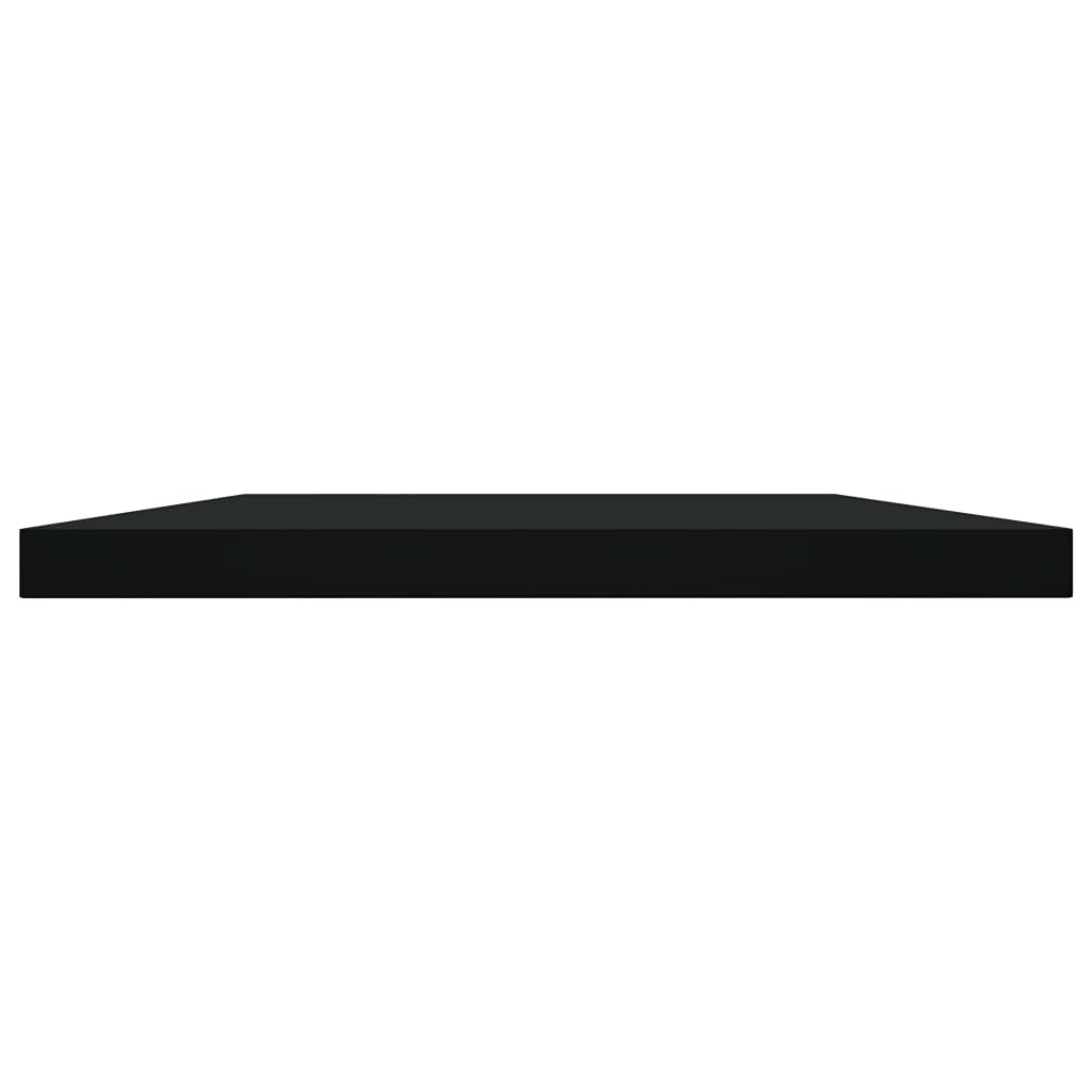 vidaXL - 8 Pcs Black Bookshelf Boards, Versatile Storage Option for Home or Office, Durable Engineered Wood, Easy to Clean, Modern Style