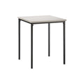Accent Table, 22 Inch Inch H, Side Table, End, Small, Nightstand, Square, Black Metal
