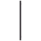 vidaXL Bathroom Mirror Home Hallway Bedroom Laundry Room Washroom Vanity Unit Wall Mirror Furniture Gray 39.4"x0.6"x14.6" Engineered Wood
