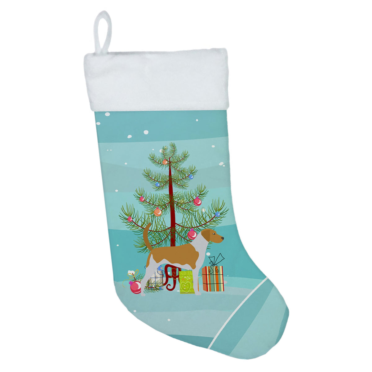 American Foxhound Merry Christmas Tree Christmas Stocking