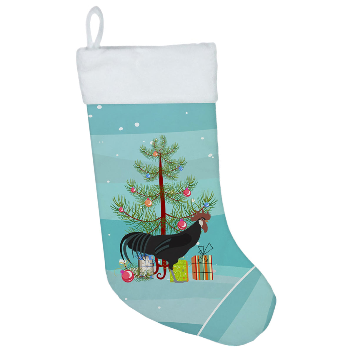 Minorca Ctalalan Chicken Christmas Christmas Stocking