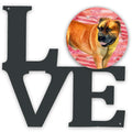 Boerboel Mastiff Love Metal Wall Artwork Love