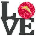 Belgian Hunchback Canary Love Metal Wall Artwork Love