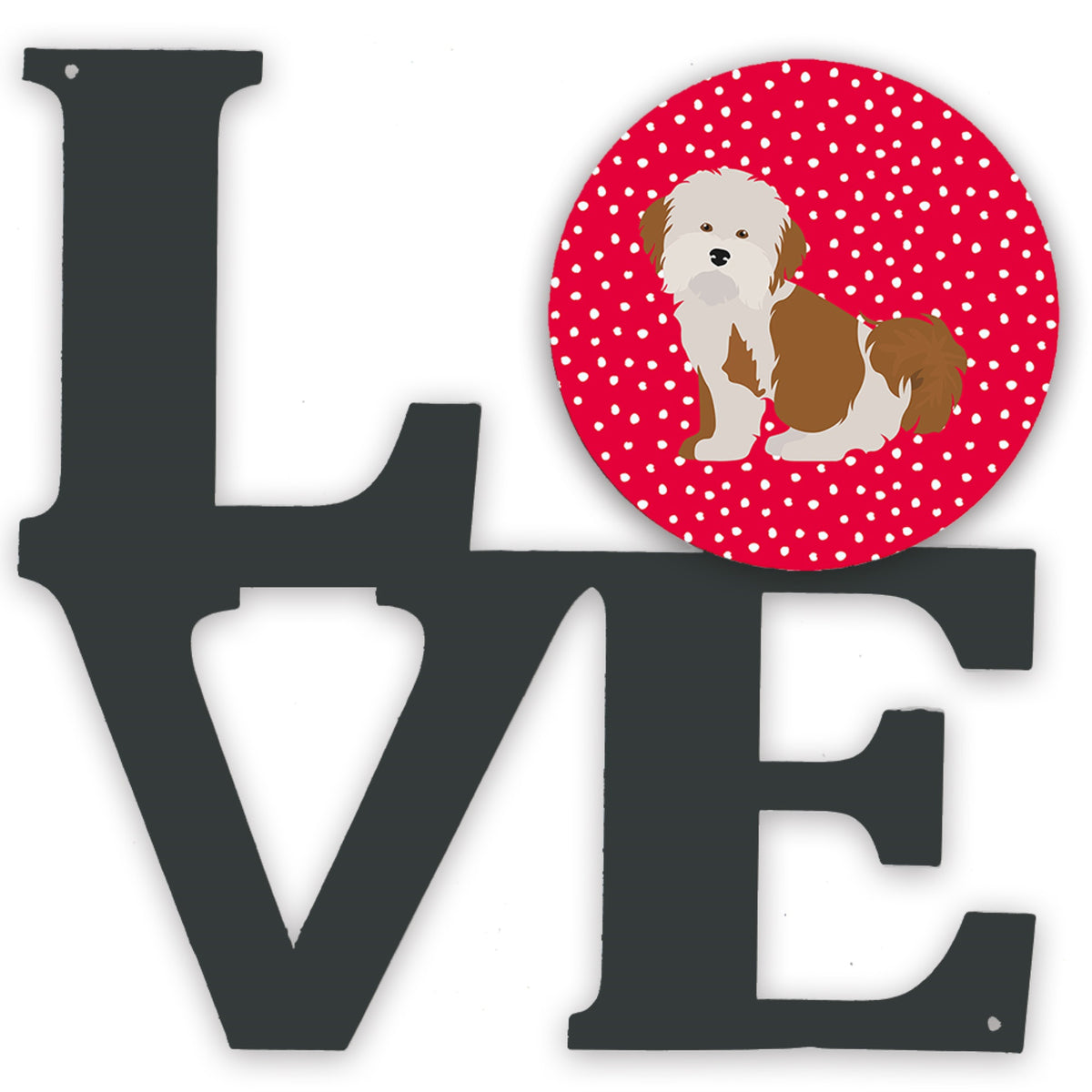 Havanese #2 Love Metal Wall Artwork Love