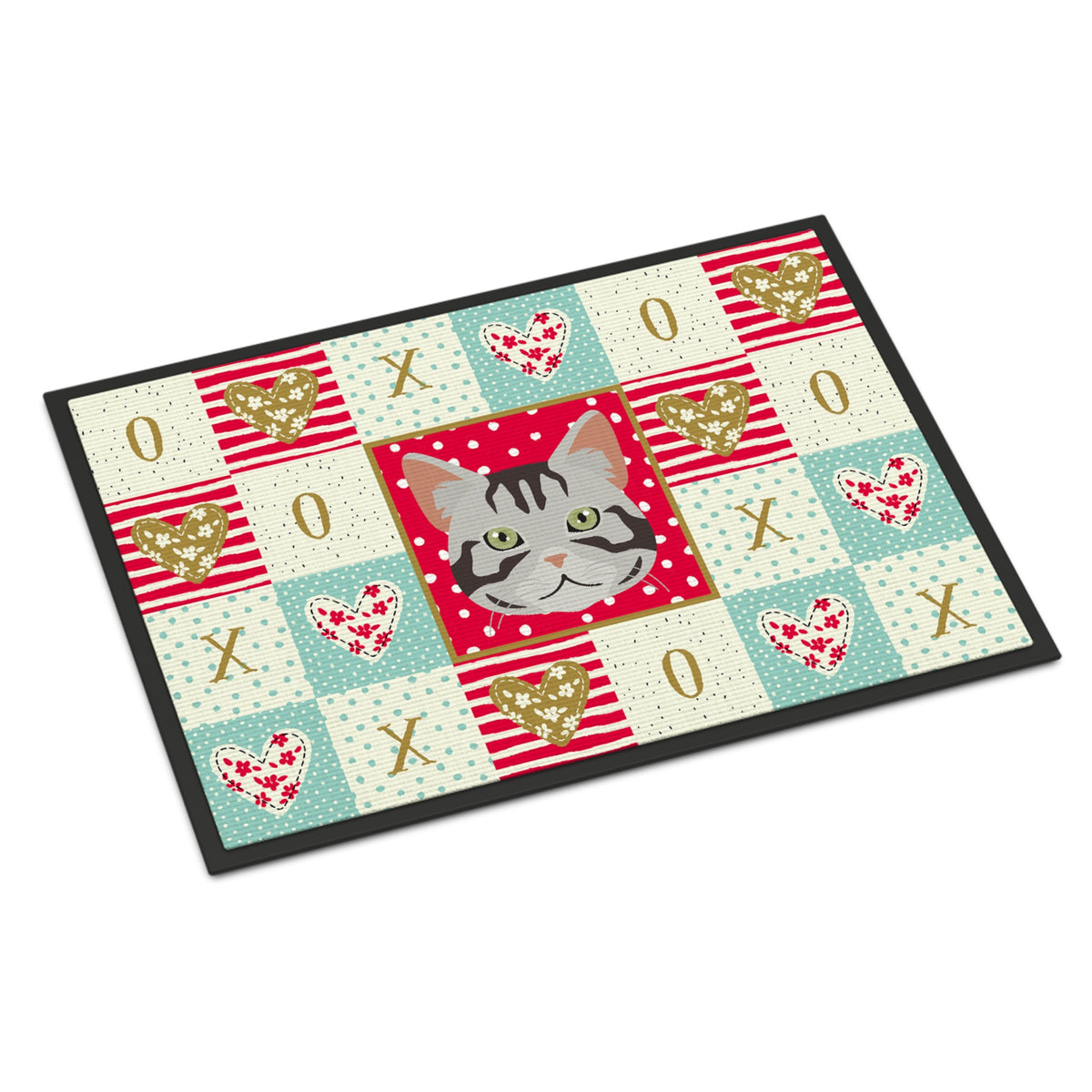 American Shorthair Cat Love Indoor Or Outdoor Mat 24X36