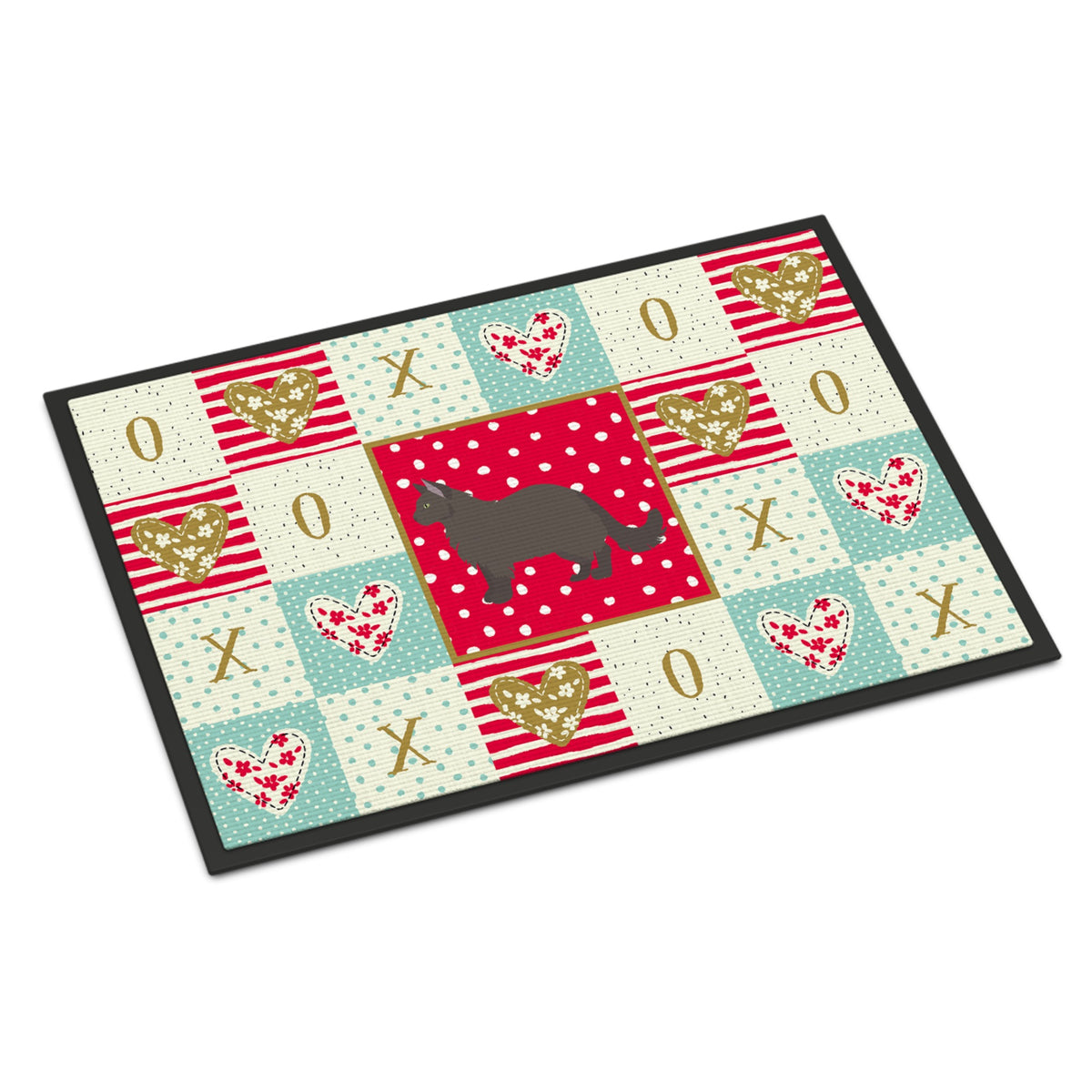 York Chocolate #2 Cat Love Indoor Or Outdoor Mat 24X36