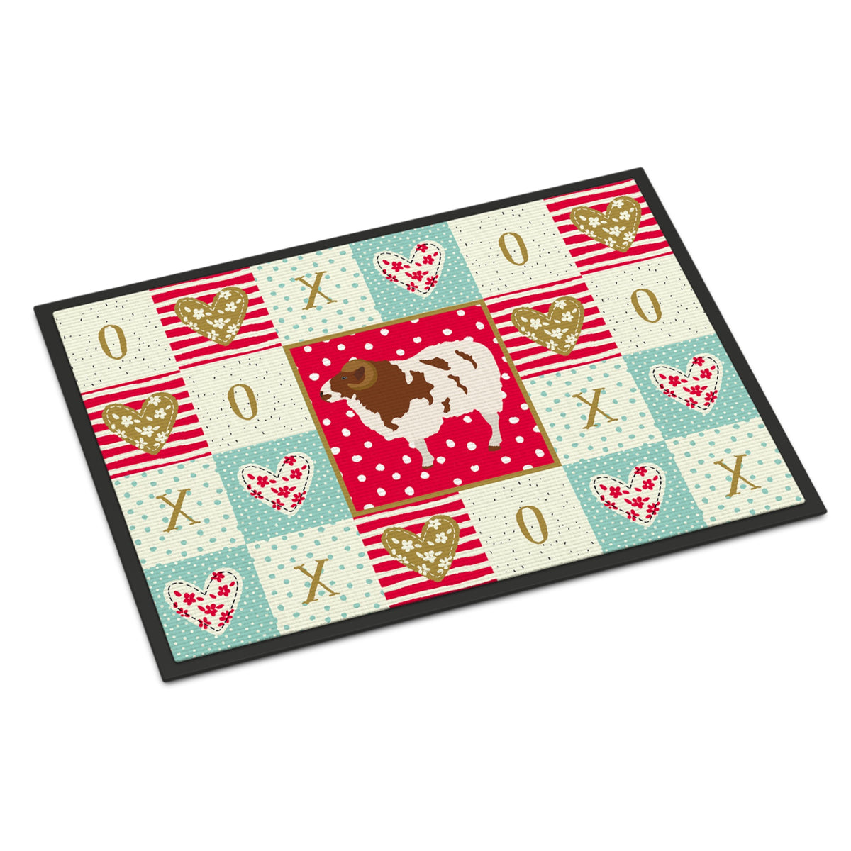 Jacob Sheep Love Indoor Or Outdoor Mat 18X27