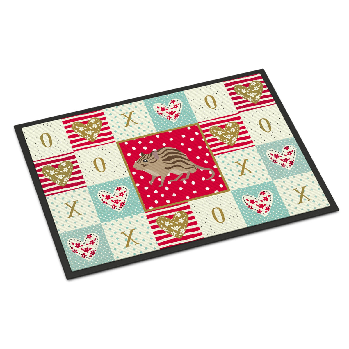 Zebra Mouse Love Indoor Or Outdoor Mat 18X27