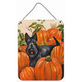 Scottish Terrier Scottie Pumpkins Wall Or Door Hanging Prints
