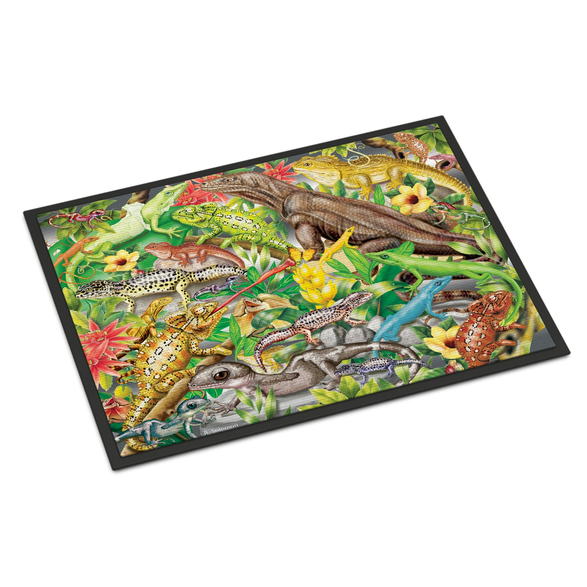 Lizard Jungle Indoor Or Outdoor Mat 24X36