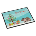 Skinny Guinea Pig Merry Christmas Indoor Or Outdoor Mat 18X27