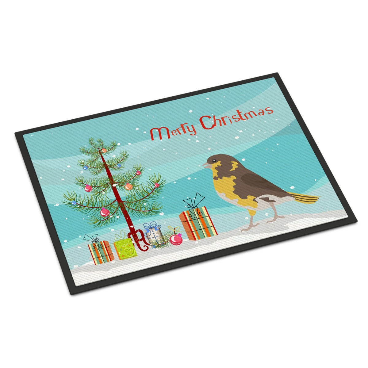 Spanish Canary Merry Christmas Indoor Or Outdoor Mat 18X27