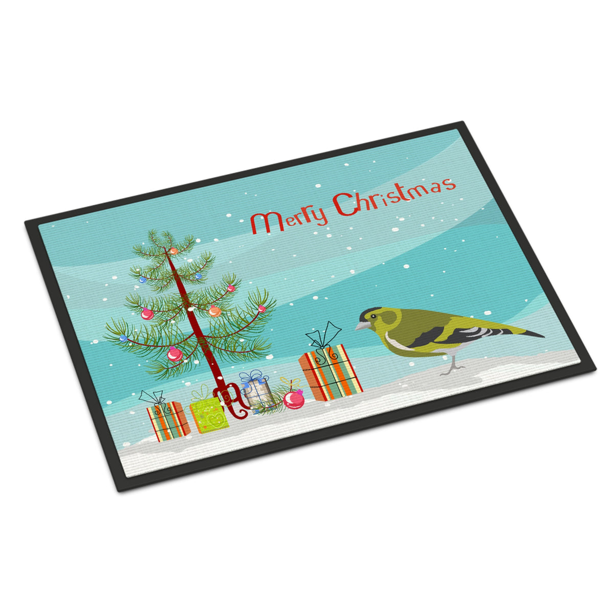 Siskin Merry Christmas Indoor Or Outdoor Mat 18X27