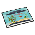 Shubunkin Goldfish Merry Christmas Indoor Or Outdoor Mat 18X27