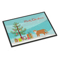 European Shorthair #1 Cat Merry Christmas Indoor Or Outdoor Mat 18X27