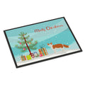 La Perm #2 Cat Merry Christmas Indoor Or Outdoor Mat 18X27