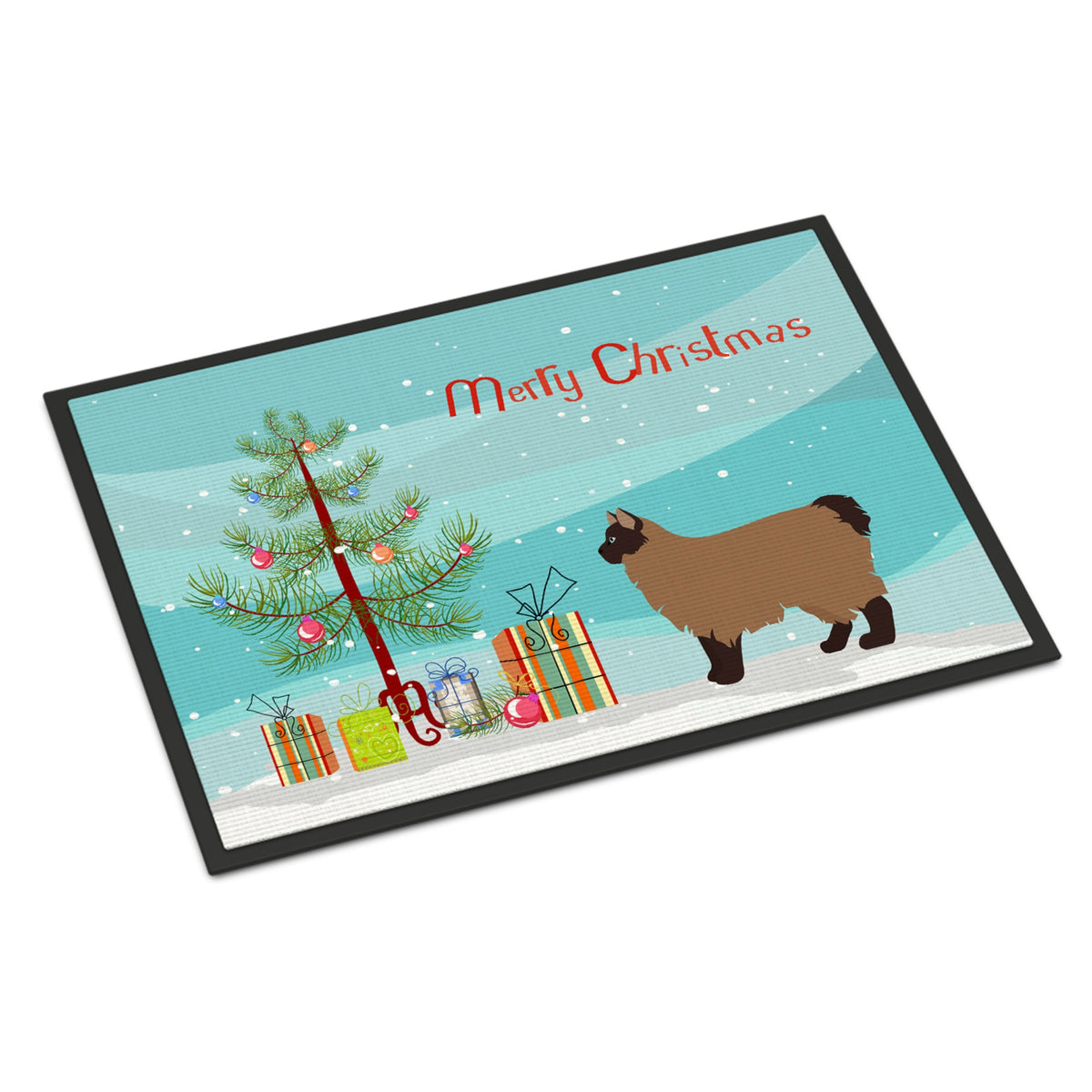 Owyhee Bob #2 Cat Merry Christmas Indoor Or Outdoor Mat 18X27