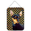 Min Pin Candy Corn Halloween Portrait Wall Or Door Hanging Prints