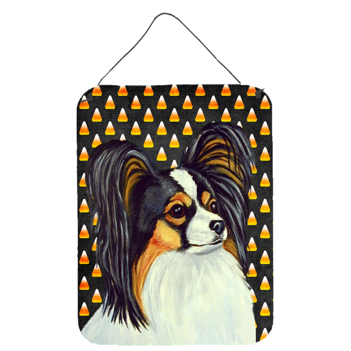 Papillon Candy Corn Halloween Portrait Wall Or Door Hanging Prints