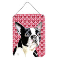 Boston Terrier Hearts Love ValentineS Day Wall Or Door Hanging Prints
