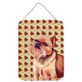 Brussels Griffon Fall Leaves Portrait Wall Or Door Hanging Prints