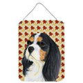 Cavalier Spaniel Fall Leaves Portrait Wall Or Door Hanging Prints