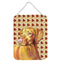 Vizsla Fall Leaves Portrait Wall Or Door Hanging Prints