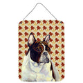 French Bulldog Fall Leaves Portrait Wall Or Door Hanging Prints
