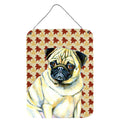 Pug Fall Leaves Portrait Wall Or Door Hanging Prints
