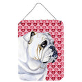 Bulldog English Hearts Love ValentineS Day Wall Or Door Hanging Prints