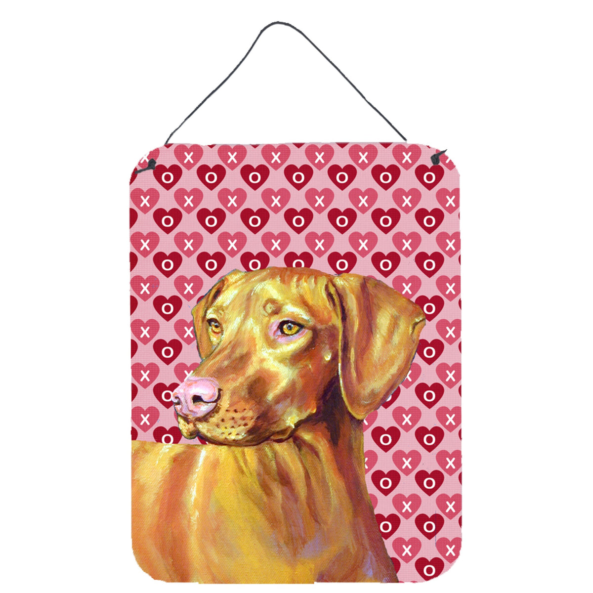 Vizsla Hearts Love And ValentineS Day Portrait Wall Or Door Hanging Prints