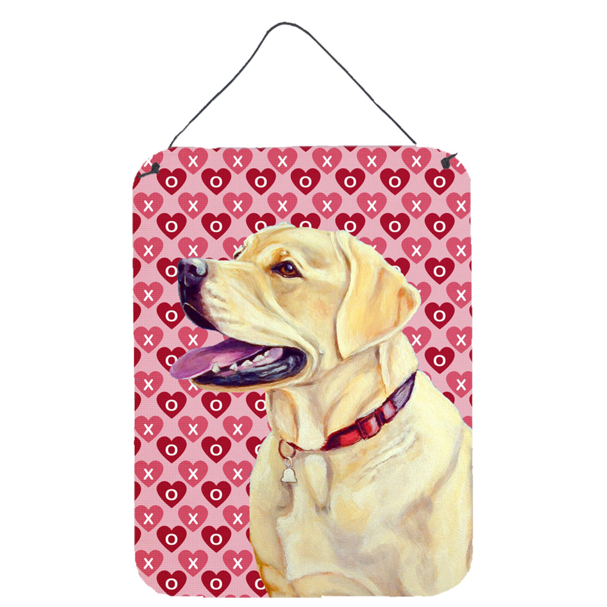 Labrador Hearts Love And ValentineS Day Portrait Wall Or Door Hanging Prints