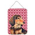 Dachshund Hearts Love And ValentineS Day Portrait Wall Or Door Hanging Prints