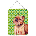 Brussels Griffon St. PatrickS Day Shamrock Portrait Wall Or Door Hanging Prints